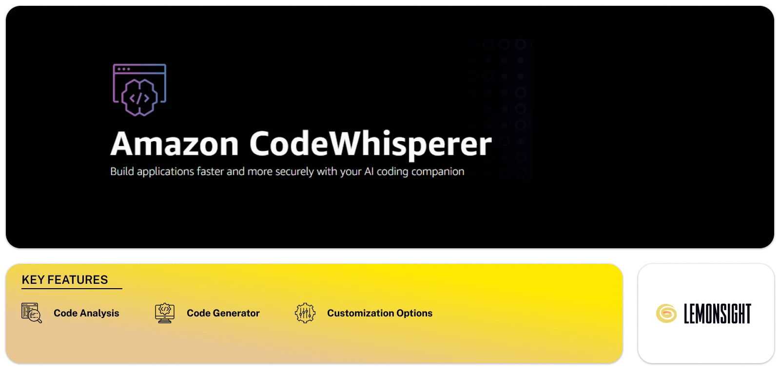 Amazon Code Whisperer Feature Image