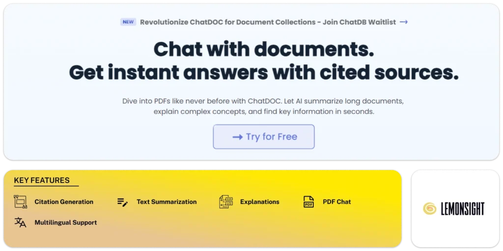 ChatDOC Feature Image