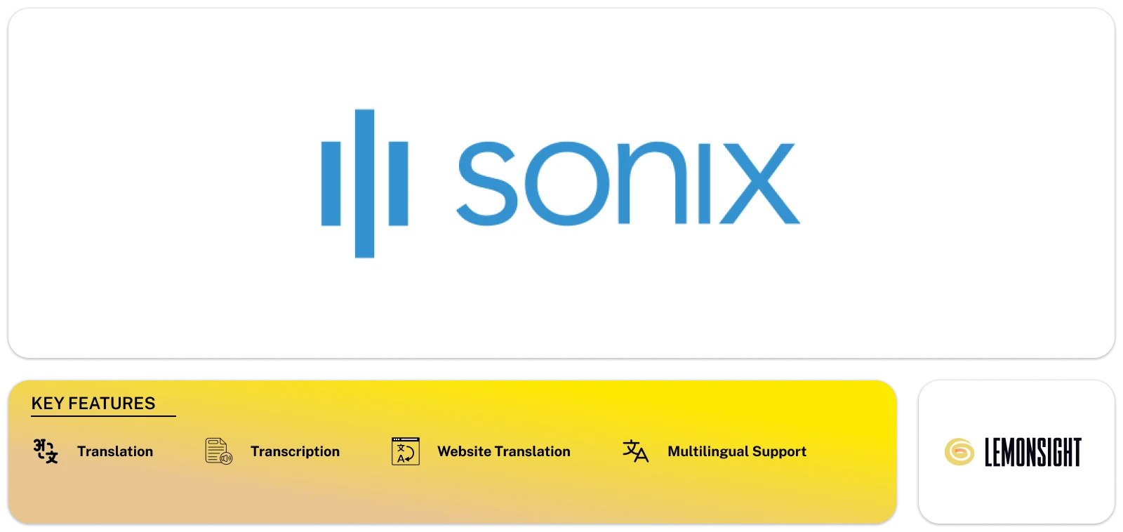 Sonix Feature Image