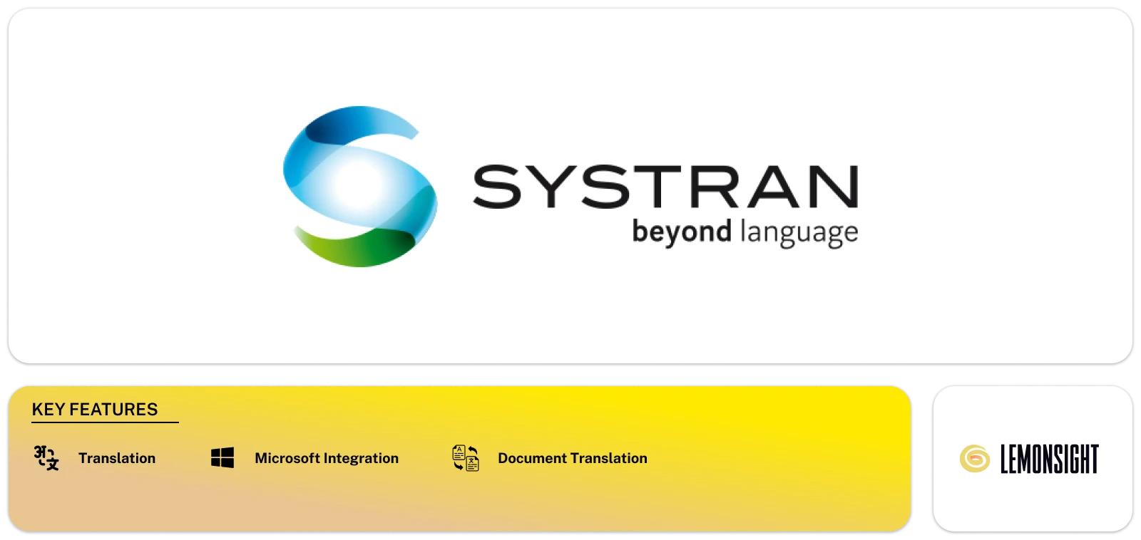 Systran Translate Feature Image