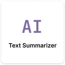AI Text Summarizer