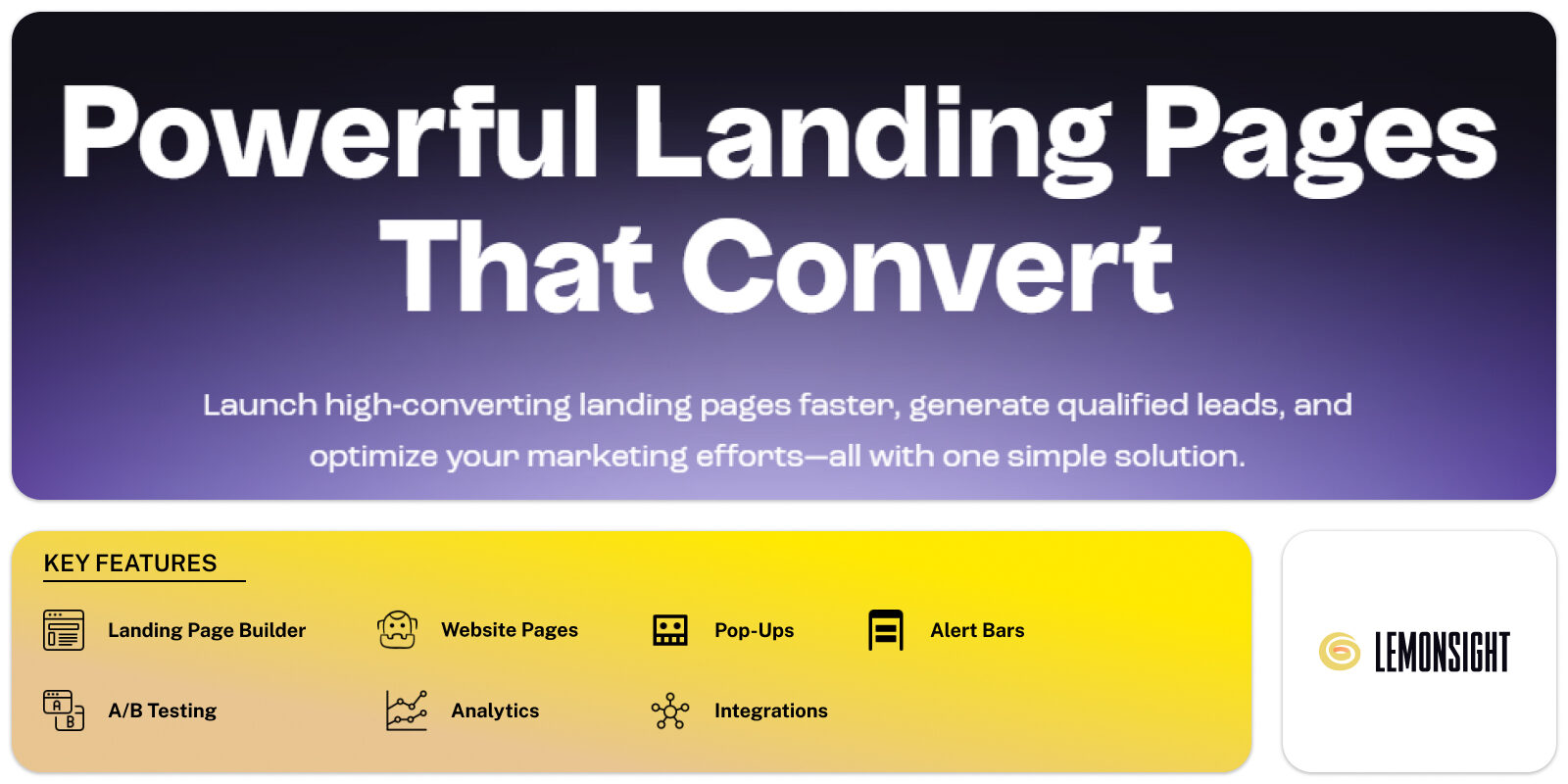 Lead pages