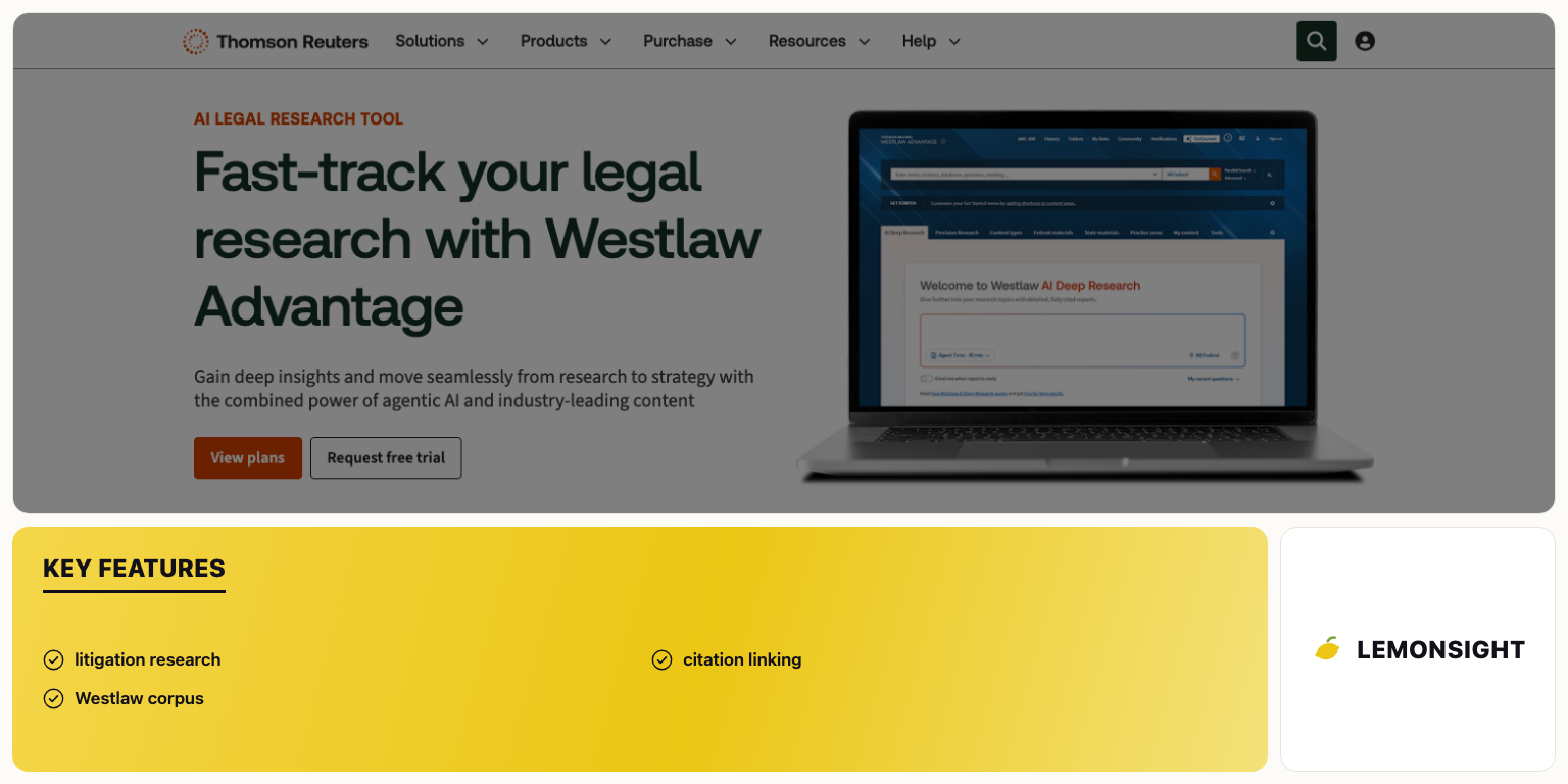 Westlaw Precision AI reviewed by LemonSight